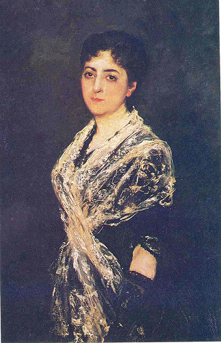 A portrait of the young Marchioness of Monte Olivar